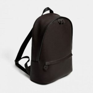 EMBOSSED BACKPACK IN BROWN